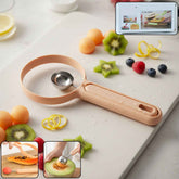 Fruit Scooper and Cutter Tool – Dual-Function Kitchen Essential