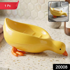 Kids Duck-Shaped Soap Holder Ð Fun & Waterproof Bathroom Accessory