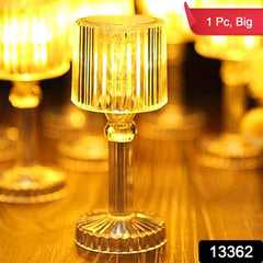 Crystal LED Desk Lamp – Portable Acrylic Glow | Deskrova