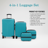 Hard Shell Luggage Set – Durable & Lightweight Travel Bags