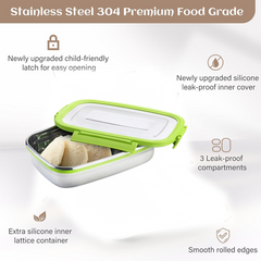 Stainless Steel Lunch Pack – Leak-Proof & Durable | Ganesh