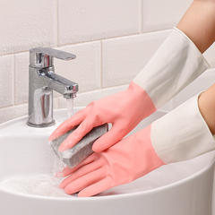 Reusable Cleaning Gloves – Medium Long Cuff for Superior Protection