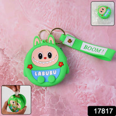 Cartoon Coin Pouch with Keychain – Cute & Compact Organizer