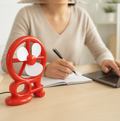 Mini Cooling USB Fan – Portable Desk Fan for Home & Office | Velvet Wheels
