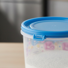 Airtight Plastic Container Set – 5-Piece Food Storage | Velvet Wheels