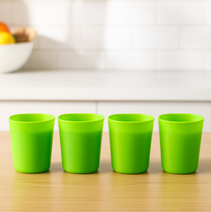 Unbreakable Plastic Drinking Glasses – Set of 4, Dishwasher Safe | Tidy Table