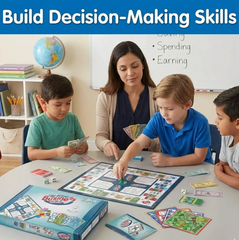 Business Board Game for Kids – 5-in-1 Educational Fun | Aditi