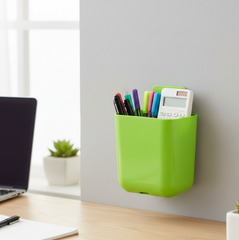 Wall Holder – 2-Section Mobile, Remote & Brush Organizer | GlimmerHome