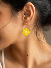 Sunflower Themed earrings - Pair of 2