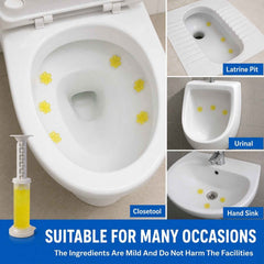 Flower-Shaped Toilet Gel Cleaner with Box Ð Effective stain removal