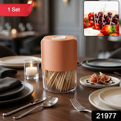 Toothpick Dispenser Ð Hygienic One-at-a-Time Pop-Up Design