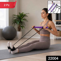 Pilates Bar with Resistance Bands Ð Full-Body Home Workout Kit