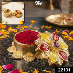 Kankavati Kumkum Box Ð Elegant Traditional Storage for Pooja