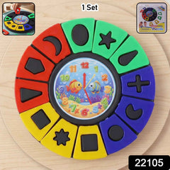 Shape & Color Matching Puzzle Toy with Clock Ð Early Learning Fun