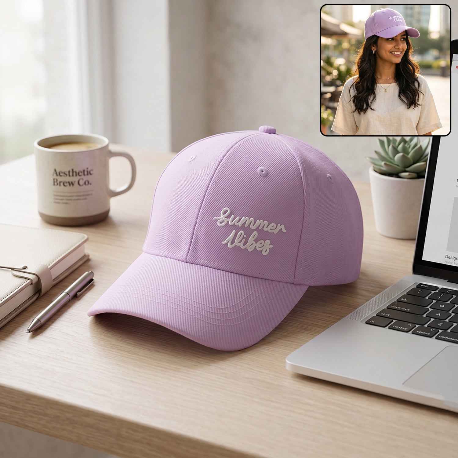 Summer Vibes Embroidered Baseball Cap Ð Stylish Sun Protection