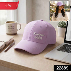 Summer Vibes Embroidered Baseball Cap Ð Stylish Sun Protection