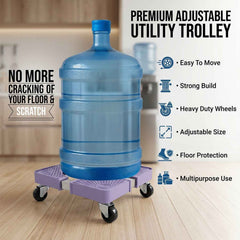 Adjustable Washing Machine Stand with Wheels Ð Easy Movable Appliance Base