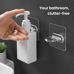 Clear Adhesive Wall Hook Ð Hassle-Free No-Drill Organization