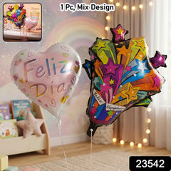 Feliz Dia Celebration Foil Balloon Ð Vibrant Party Decor