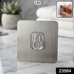 Adhesive Plastic Wall Hook Ð Strong Hold & Reusable Design