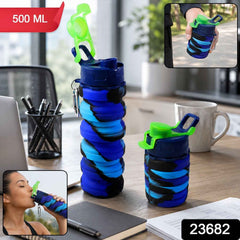 Sili Fold Collapsible Silicone Water Bottle Ð Leakproof & Portable
