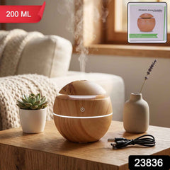 Ultrasonic Aroma Diffuser Ð Compact 200ml with Color LED Light