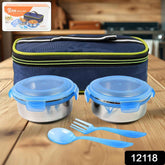 Stainless Steel Tiffin Box – Insulated, Leak-Proof 2PC Set | Konvex