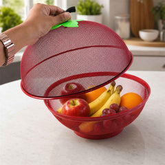 Apple Shaped Metal Net Fruit Basket Ð Stylish Kitchen Storage