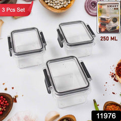 Kitchen Storage Container – Airtight, BPA-Free 3 Piece Set 250ml