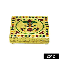 Wooden Bajot – Handcrafted Pooja Chowki & Stool | Styleva