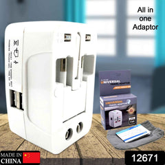 Universal Travel Adapter – All-in-One Worldwide Plug | Poravar
