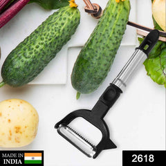 Julienne Vegetable Peeler – 2-in-1 Stainless Steel Blades | Quickslice