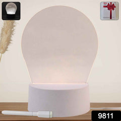Magic Name Frame – Personalized LED Night Light with Eraser