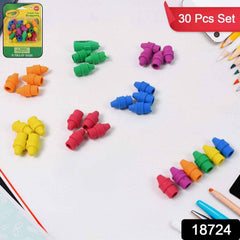 Pencil Top Erasers – Colorful Rubber for Kids' School | Writezo