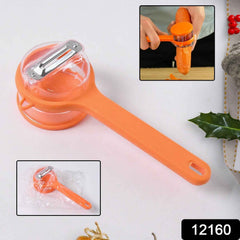 Stainless Steel Peeler with Container – Ergonomic Kitchen Tool