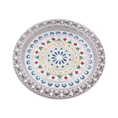 Silver Plated Pooja Thali – Festive & Worship Decor | Indo Glow