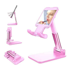Adjustable Phone Stand – 3-Way Desk Mobile Holder with Mirror | Deskrova