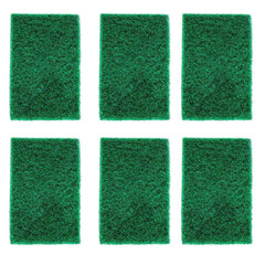 Scrub Sponge Pads – Aqua Green, Pack of 6 for Home | Velvet Wipe