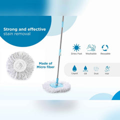 Spin Mop – Bigger Wheels & Auto Fold Handle | Ganesh