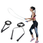 FitFuzion Speed Skipping Rope with ergonomic PVC handles.