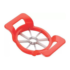 Top-down view of the multi-color Apple Cutter, highlighting its compact and practical design.