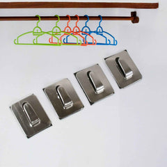 Self-Adhesive Wall Hooks – Heavy Duty Steel | GlimmerHome