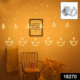 Diya Curtain String Lights – 12 Warm White LEDs | Indo Glow