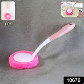 Kitchen Dish Scrubber Brush – Long Handle with Soft Sponge
