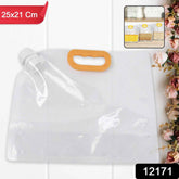 Airtight Food Storage Bag with Handle – Leakproof & Portable 25x21 cm