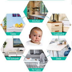 Baby Corner Protectors – Clear Silicone Edge Guards | Happy Bathers