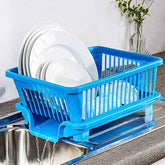 Dish Drainer Rack – Durable Plastic Kitchen Organizer | Lunchie Bunchie