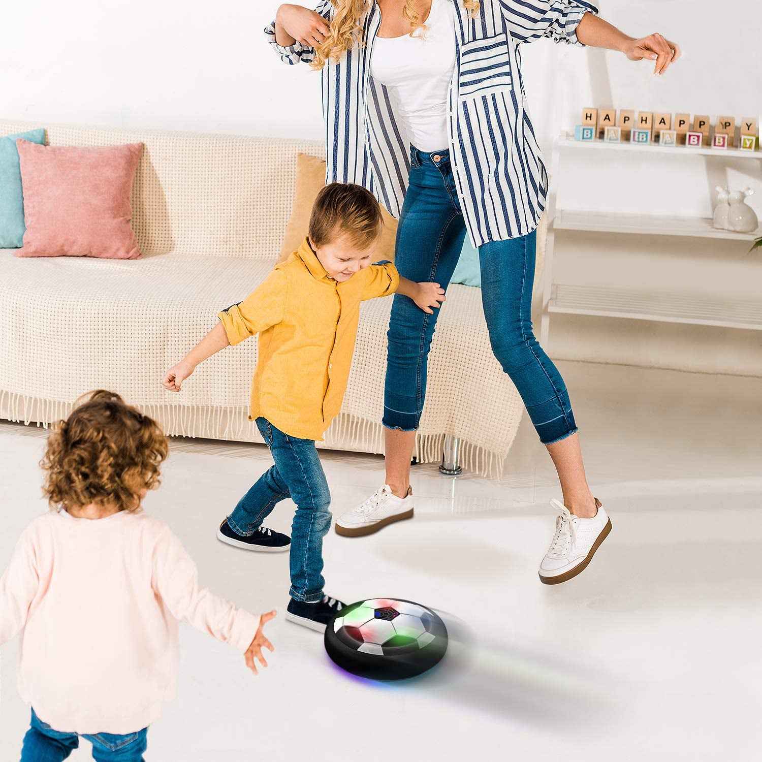 Hover LED Ball for Kids – Rechargeable Indoor Flying Toy | Play & Move
