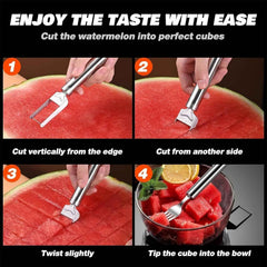 Watermelon Slicer Ð 2-in-1 Cutter & Server for Easy Fruit Prep