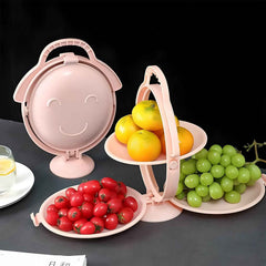 3-Layer Foldable Snack Serving Stand – Portable & Space-Saving